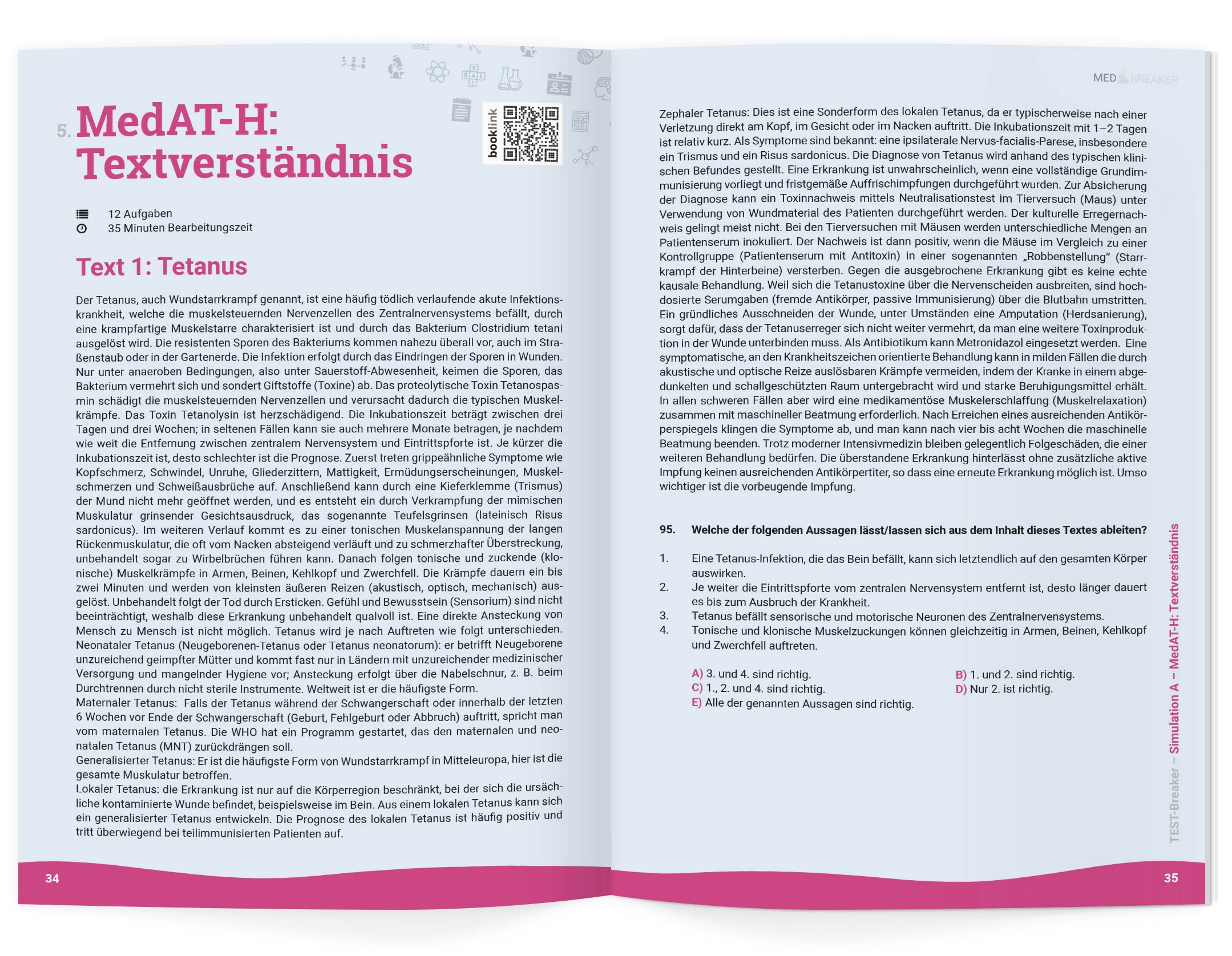 MedAT VIER Testsimulationen inkl. MedAT-H- und MedAT-Z-LIVE-Simulation, Medizin-Aufnahmetest |: TEST-Breaker | MedAT 2025/2026 (4 Test-Aufgaben-Sets) (MEDBREAKER | MedAT-Bücher-Vorbereitung)