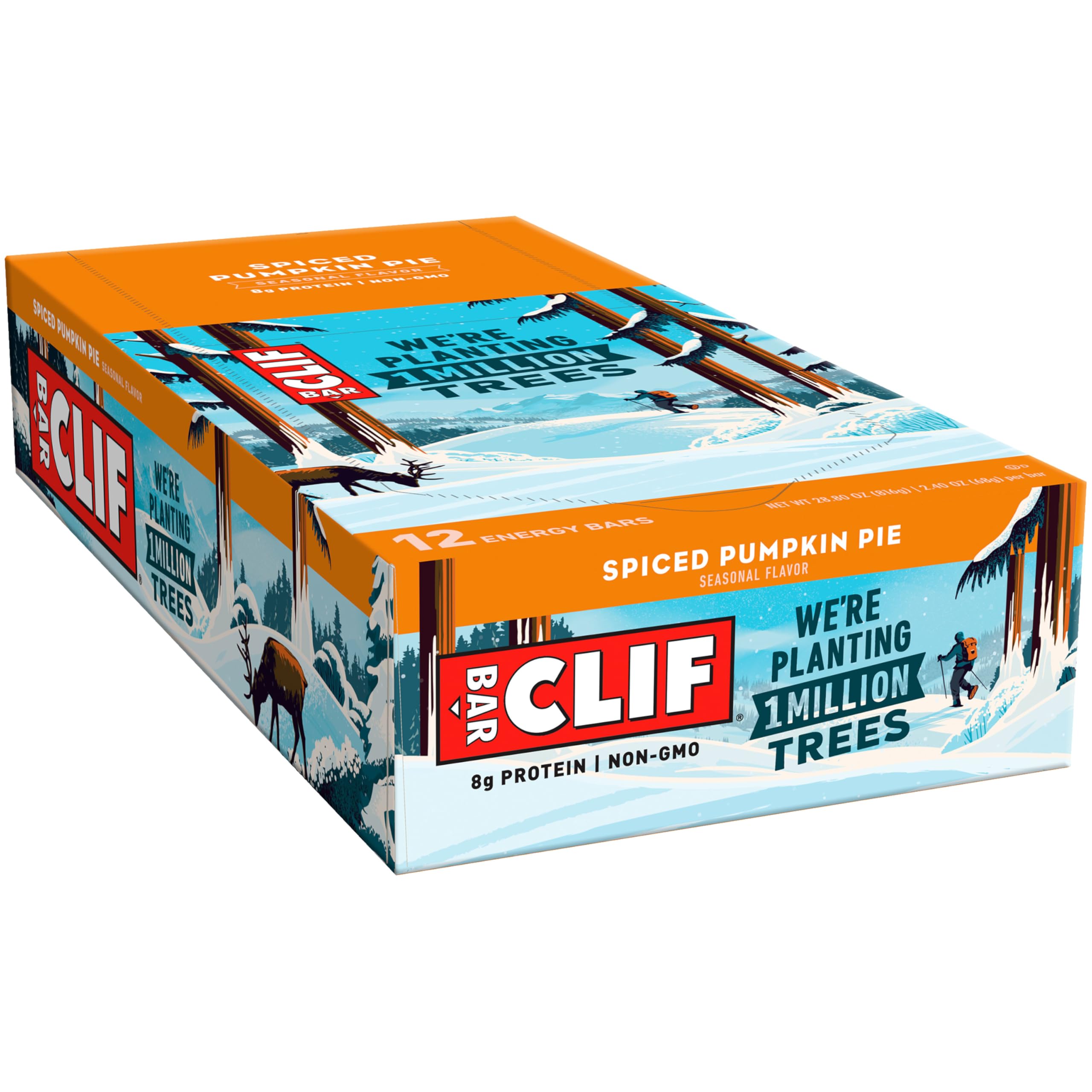 Amazon.com: CLIF BAR - Spiced Pumpkin Pie Flavor - Made with