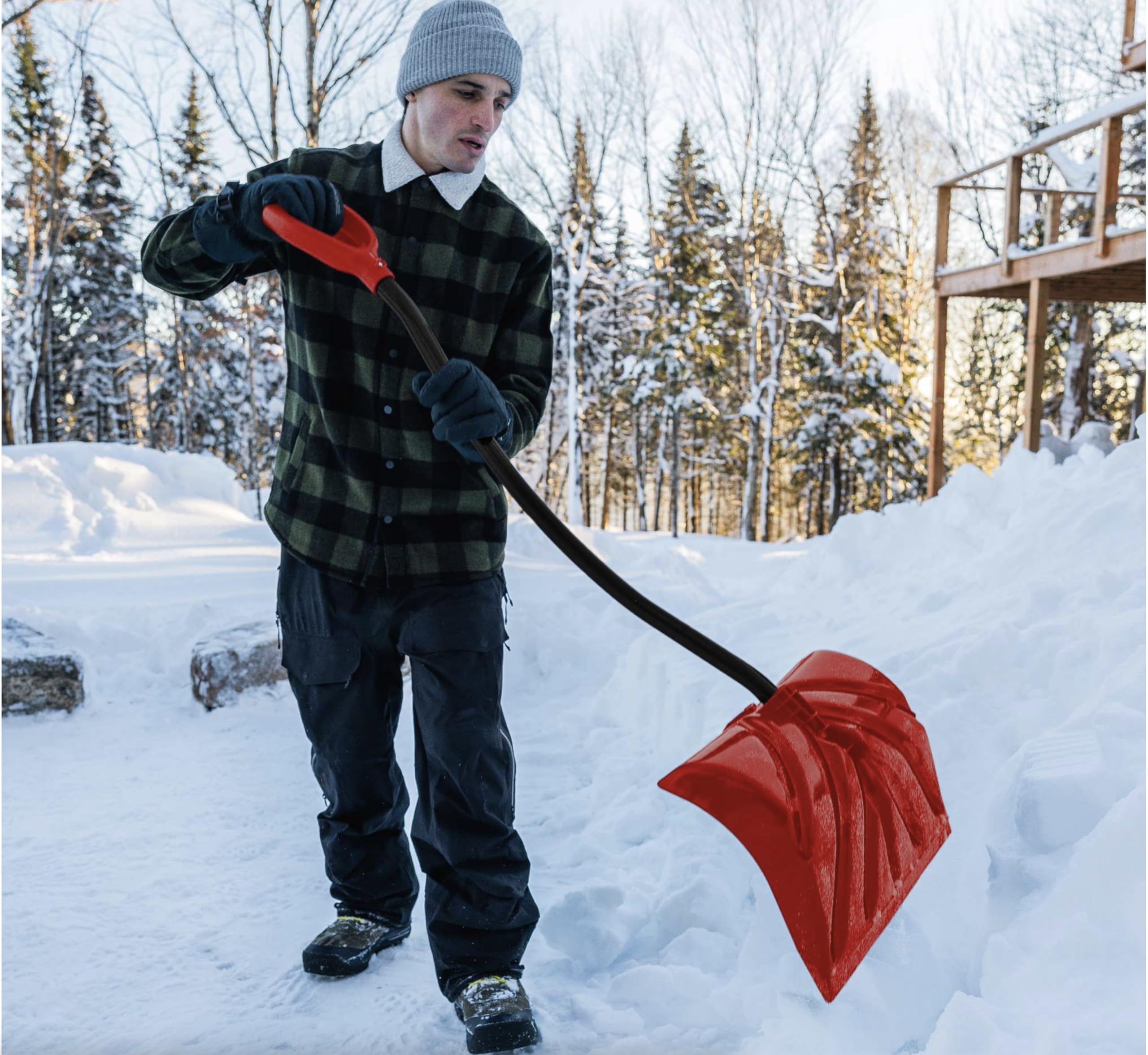 Amazon.com: Garant YPM18EAKD Yukon 18-Inch Ergonomic Snow Shovel