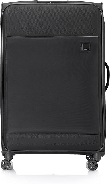 Tripp Black Full Circle II 4 Wheel Large Suitcase