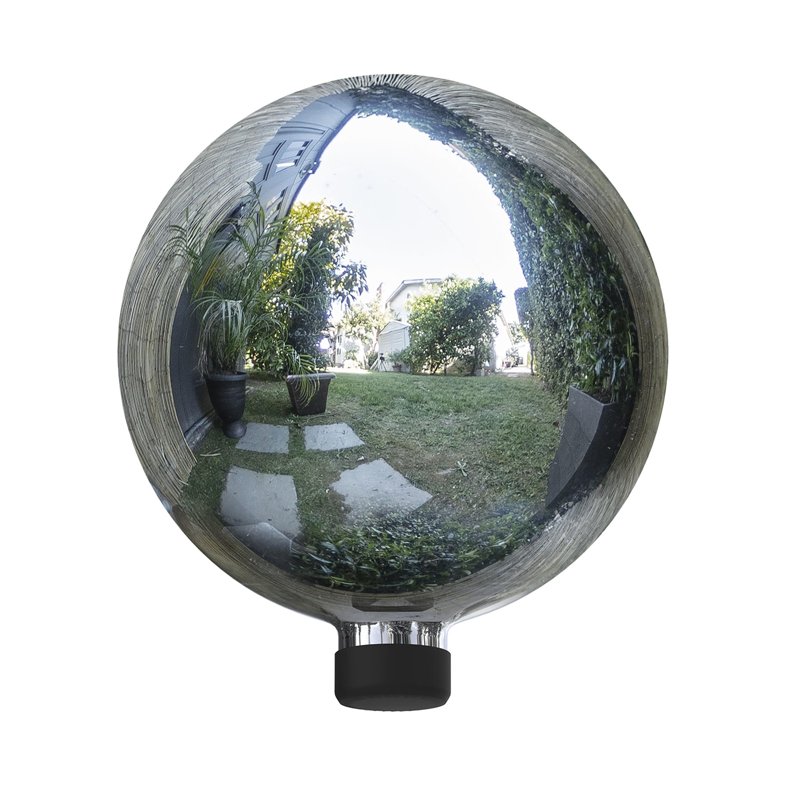 Globe en verre Alpine GLB292SL argent, objet déco premium
