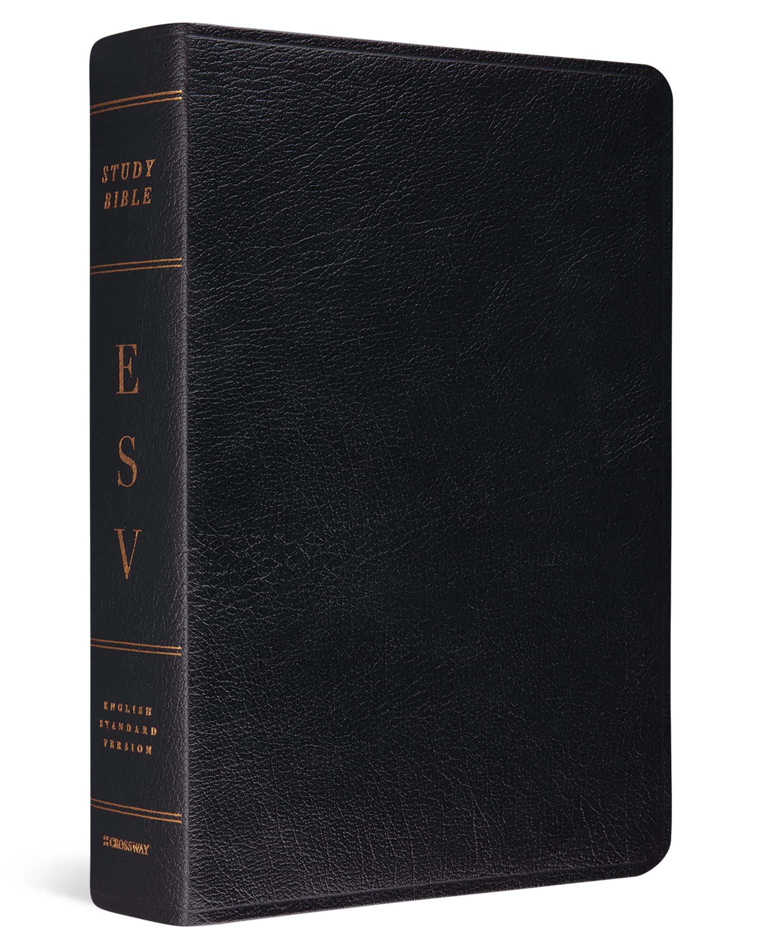 ESV Study Bible + With Online Access Code + Black Genuine Leather