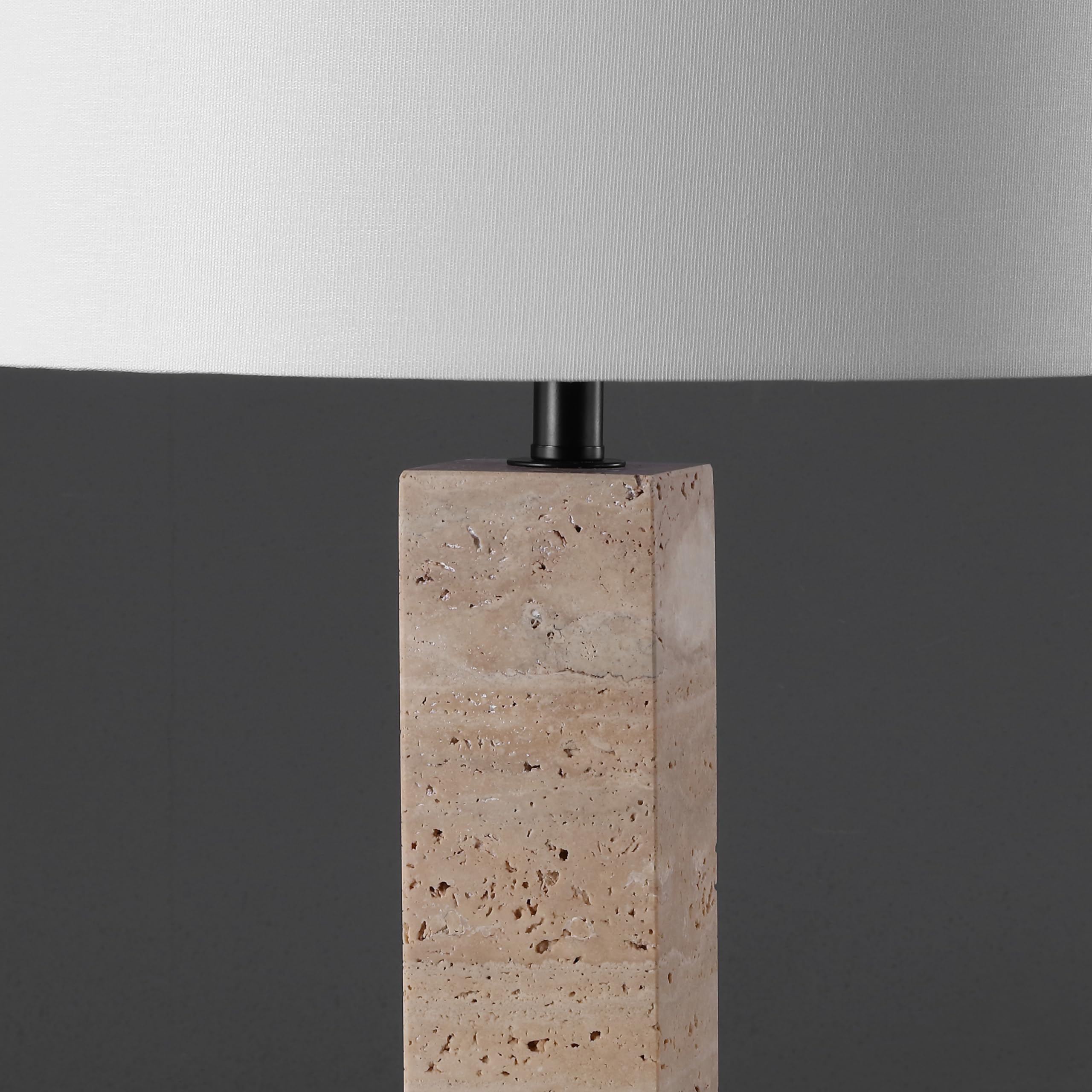SAFAVIEH Couture Collection Hannabeth Travertine/Black 27-inch