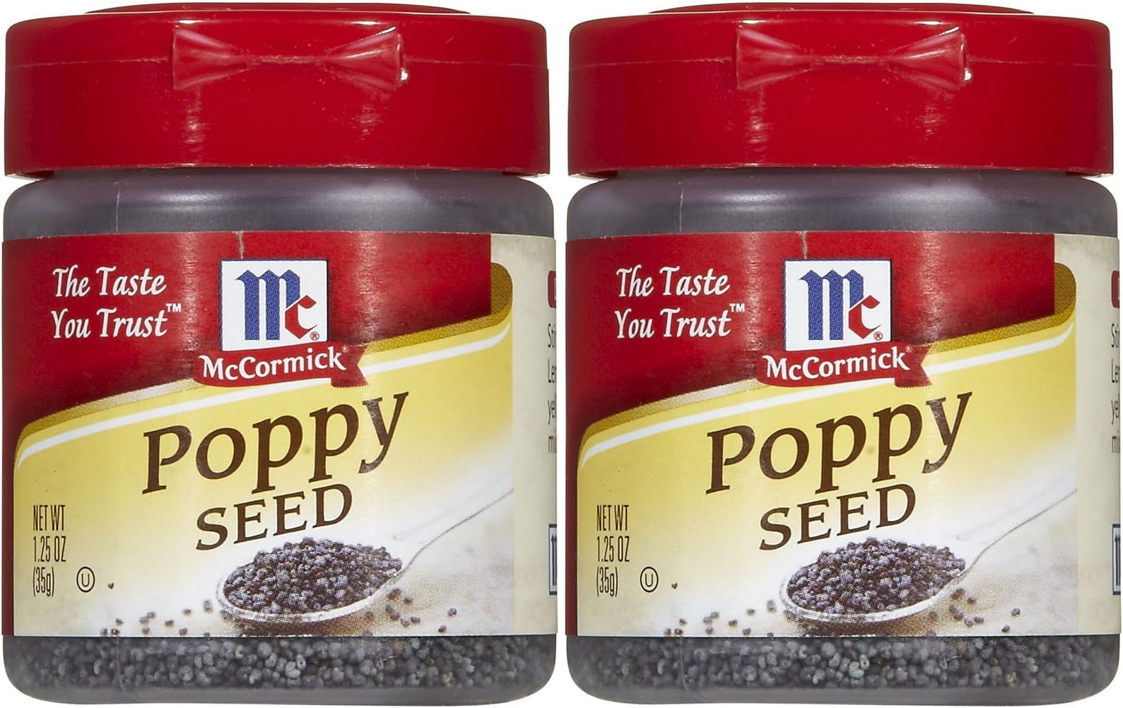 McCormick Poppy Seed, 1.25 oz, 2 pk