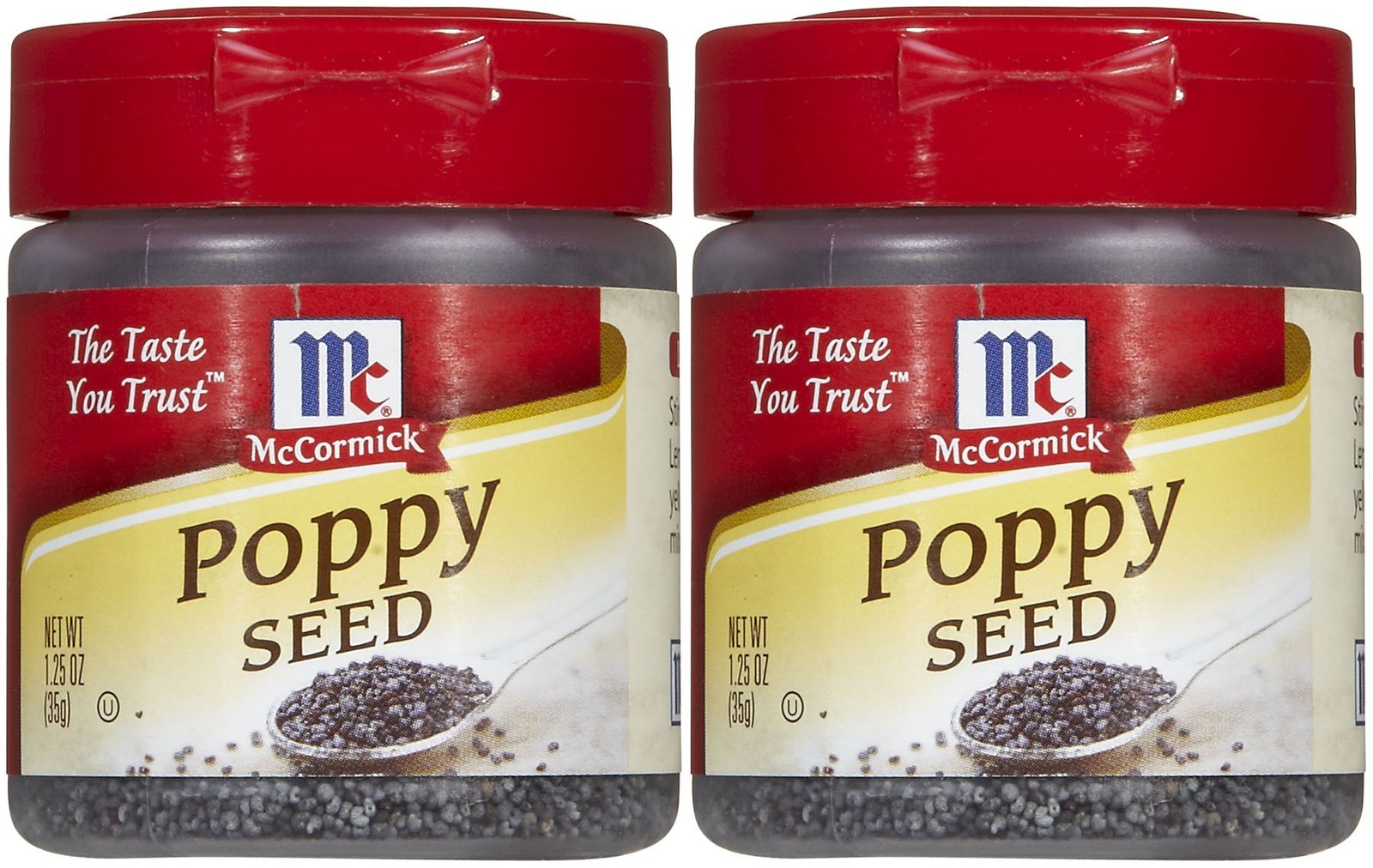 McCormick Poppy Seed, 1.25 oz, 2 pk