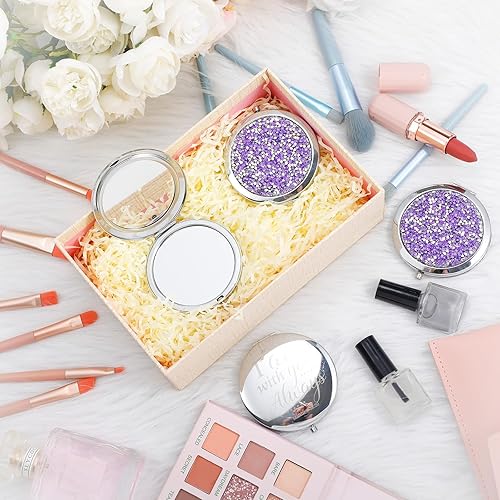 Miniatura 10 de Thyle 12 piezas de regalos cristianos para mujeres, versículo de la Biblia, espejo compacto de maquillaje, espejos compactos inspiradores, regalos