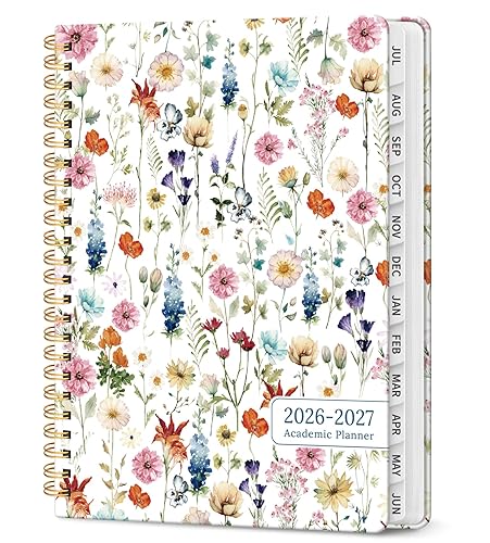 Planner 2026-2027, Academic Year Monthly and Weekly Calendar Planner, Jul