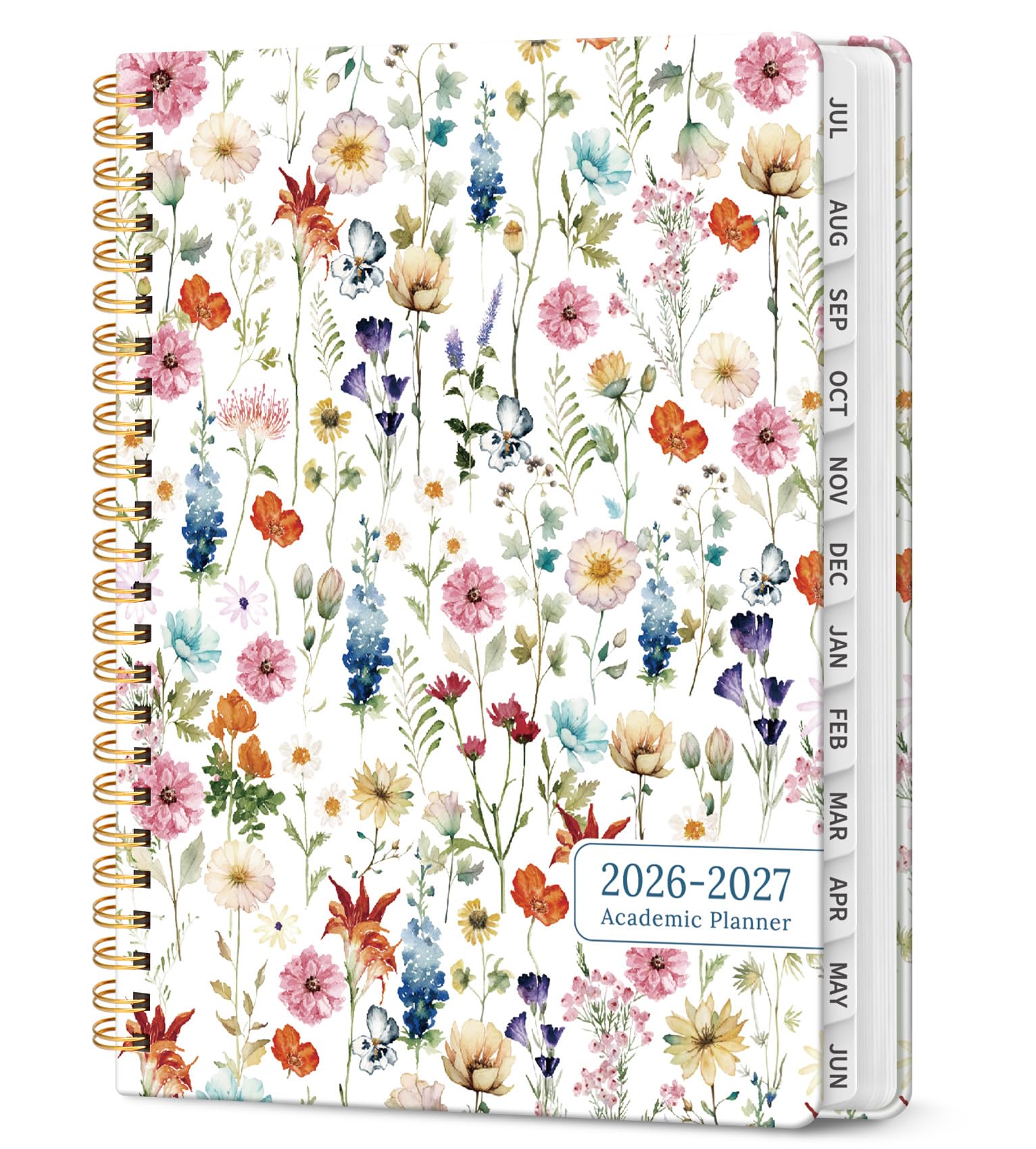 Planner 2026-2027, Jul 2026 - Jun 2027 Monthly and Weekly Planner