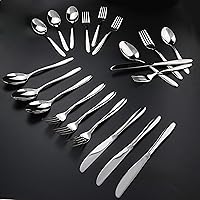 Vista 2 de Ramddy Juego de cubiertos de cocina de acero inoxidable de 70 piezas para 14