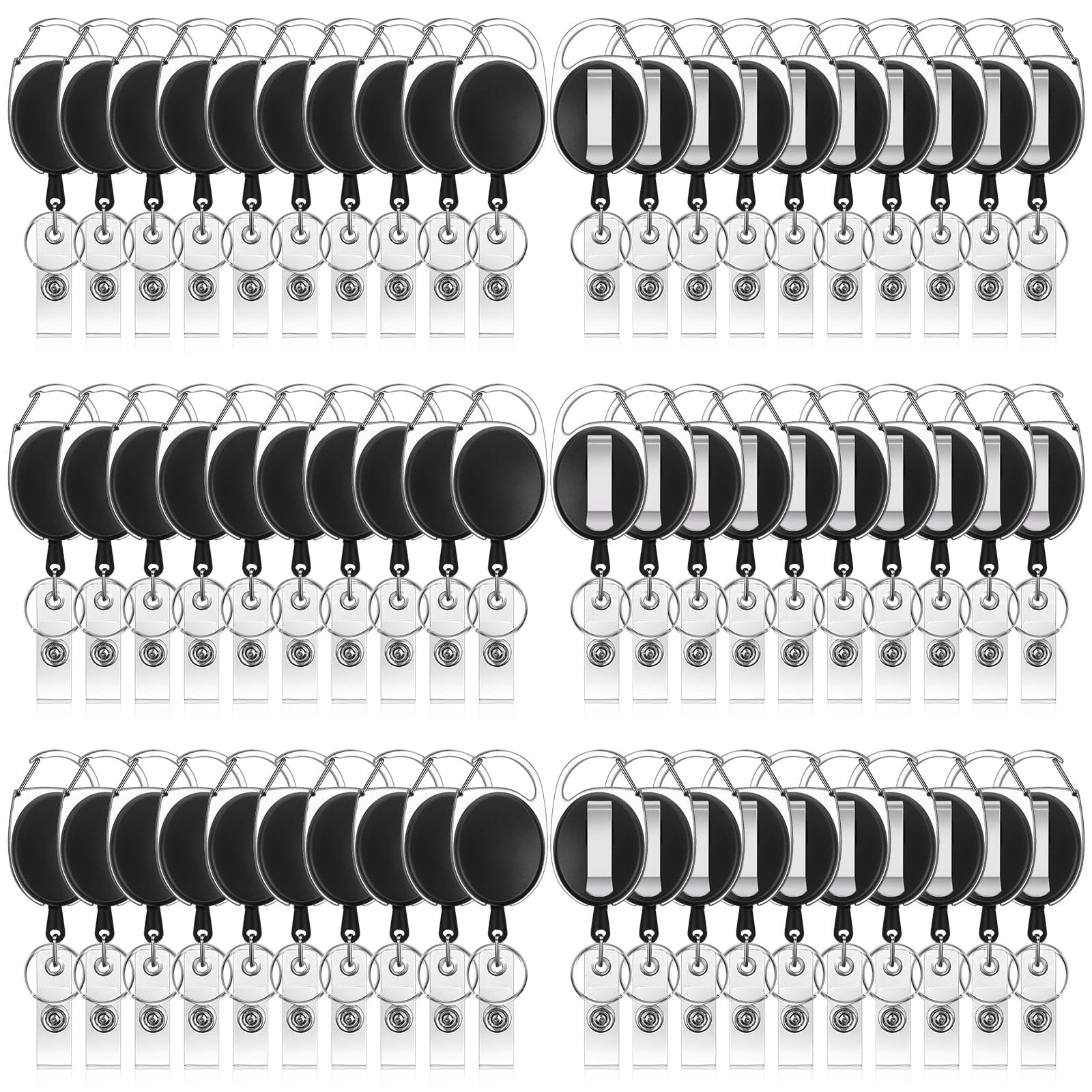 Selizo 60 Pack Badge Reel