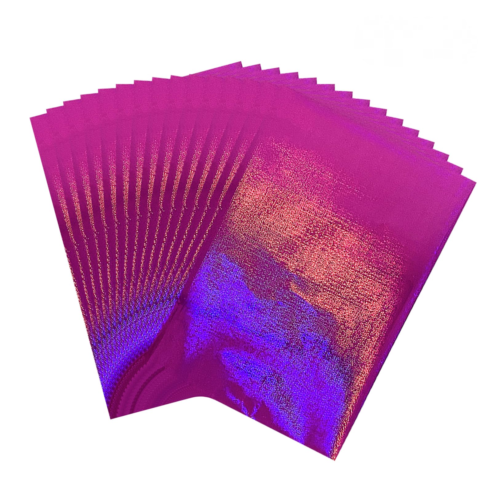OTCRAFT 50 Pcs Toner Reactive Foil，Foil Paper for Toner Foiling Foil by Laser Printer and Laminator, for Scrapbooking Paper Crafts 7.9x11.4inch （Rose Red Quicksand）