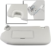 Vista 4 de Visera solar izquierda del conductor para Pathfinder 2013-2018 2014-17 Infiniti QX60 con lámpara 96401-9PB0A 964009PB0A
