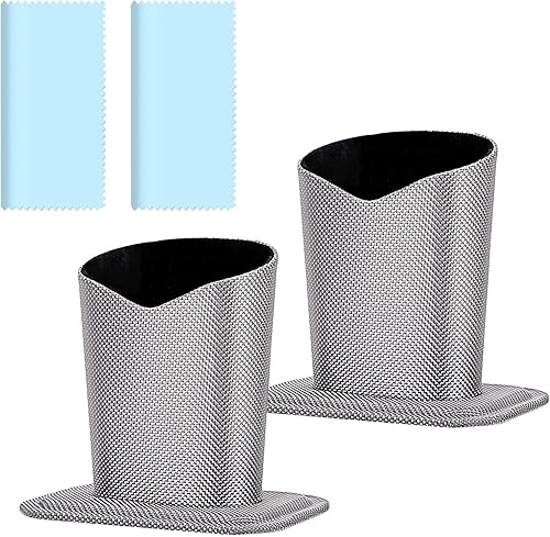 Miniatura 14 de bvya 2 soportes para lentes de ojos, color dulce caramelo con forro de felpa para mesa, escritorio, mesita de noche 2 piezas #A,2 piezas #B,2 piezas