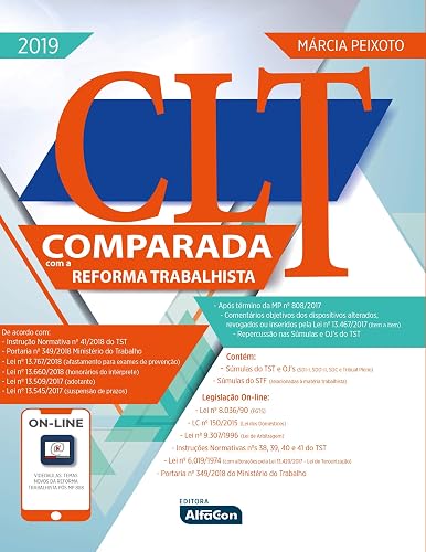 CLT comparada com a reforma trabalhista