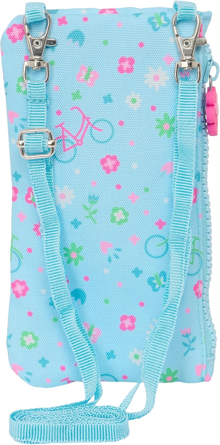 safta - Mobile Phone Pocket, Standard Wallet for Mobile Phone, Recycled Fabric, Comfortable and Versatile, Quality and Resilience, 19 x 10 cm, Blue, Estándar Casual, blue, Estándar, Casual