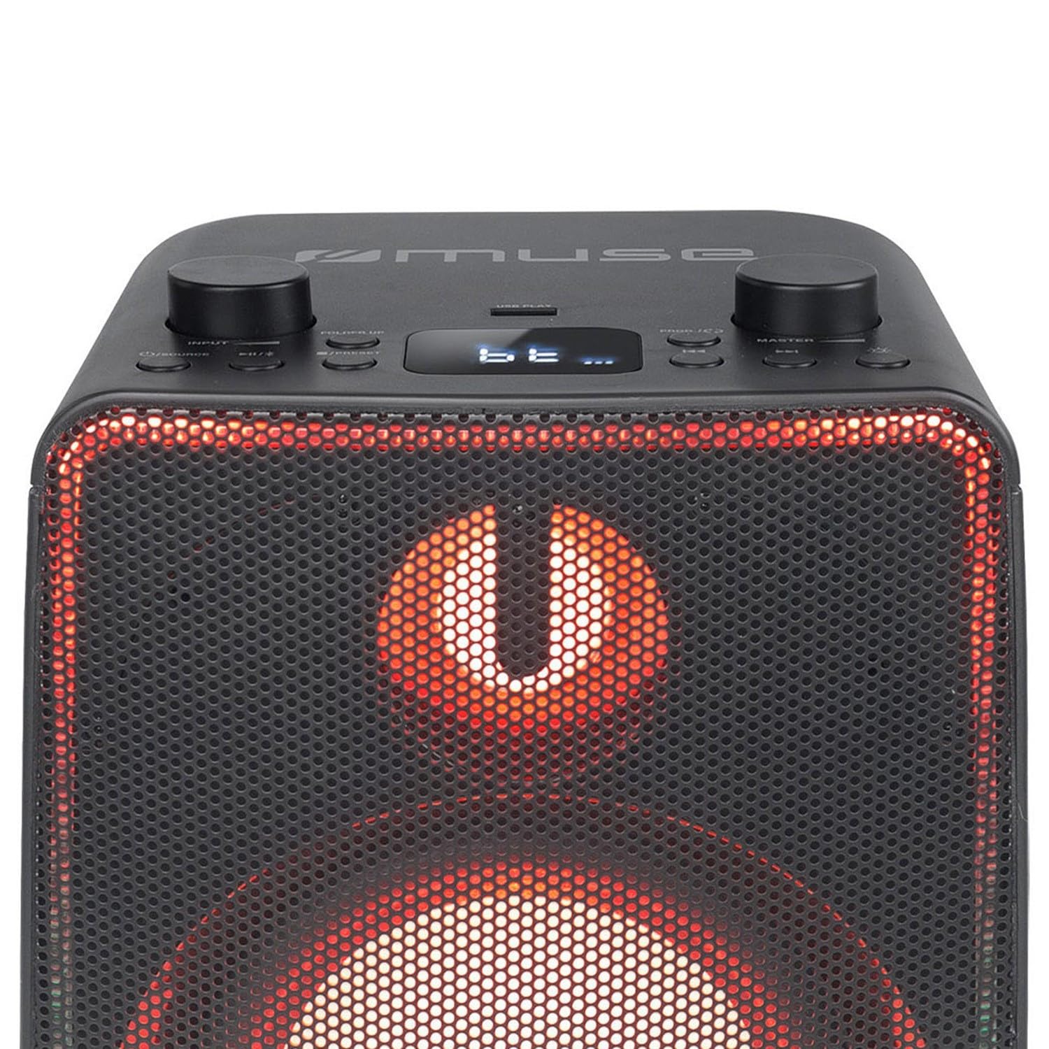 Muse Enceinte Valise M-1810 DJ Couleur Noire, Bluettoh, CD, CD-R/RW, MP·