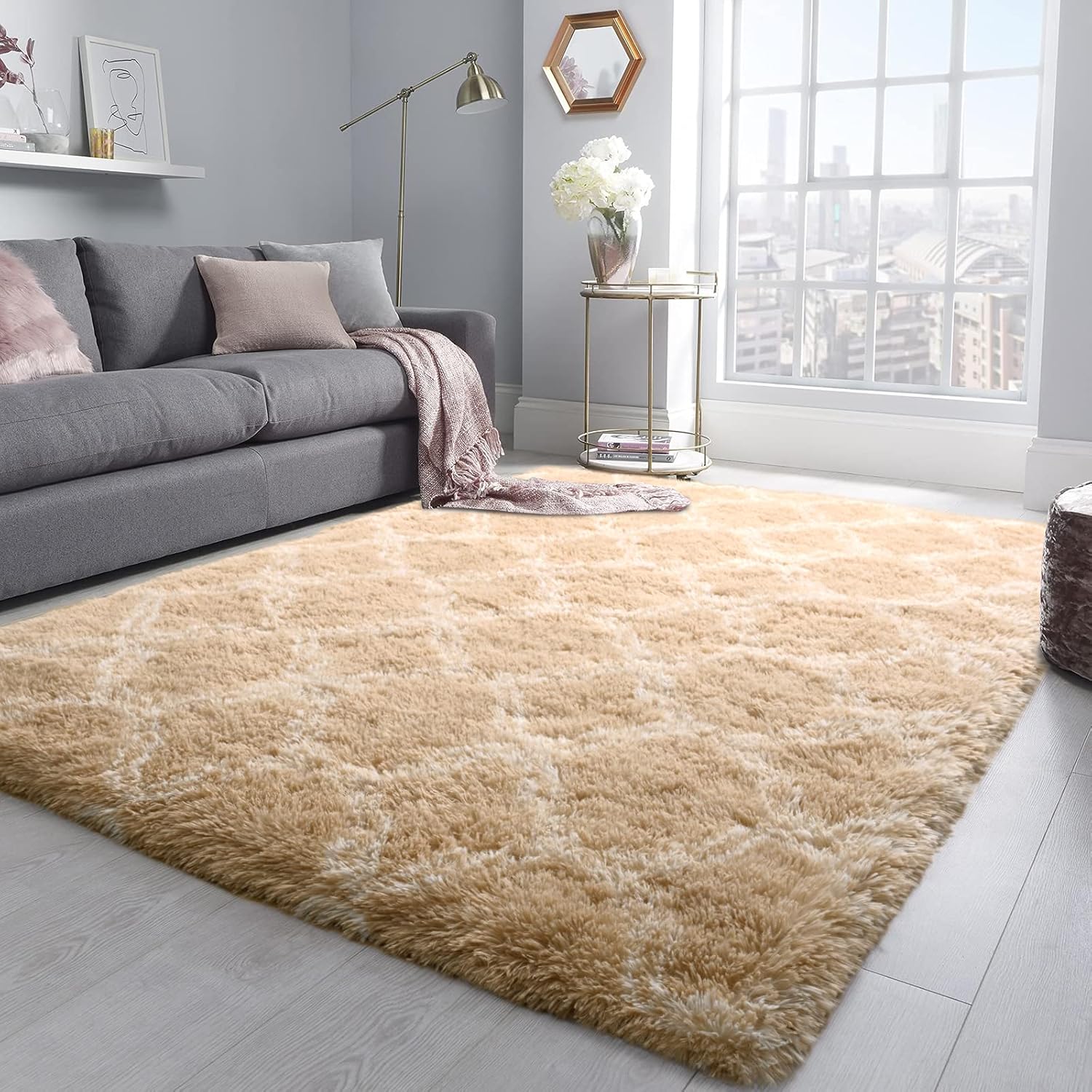 40% оƒƒ Dіѕсоunt Ompaa Fluffy Area Rugs, Ultra Soft Shaggy Carpet for Living Room Bedroom, Large Plush Moroccan Rug for Kids Room, Girls Dorm Baby Nursery Fuzzy Accent Decor, Beige 3x5 Feet 40% оƒƒ Dіѕсоunt Ompaa Fluffy Area Rugs, Ultra Soft Shaggy Carpet for Living Room Bedroom, Large Plush Moroccan Rug for Kids Room, Girls Dorm Baby Nursery Fuzzy Accent Decor, Beige 3x5 Feet