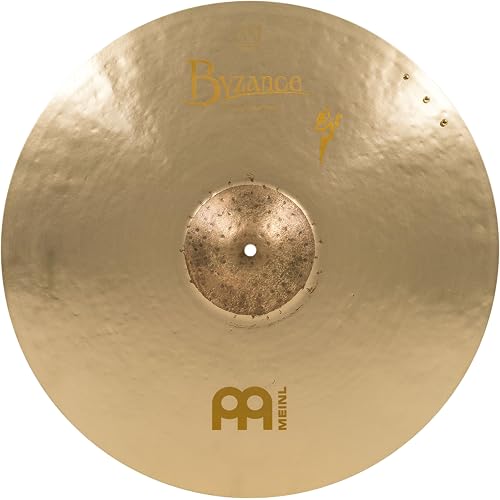 Meinl Cymbals Byzance 22" Vintage Sand Crash/Ride, Benny Greb Signature — MADE IN TURKEY — Hand Hammered B20 Bronze, 2-YEAR WARRANTY, inch (B22SACR)