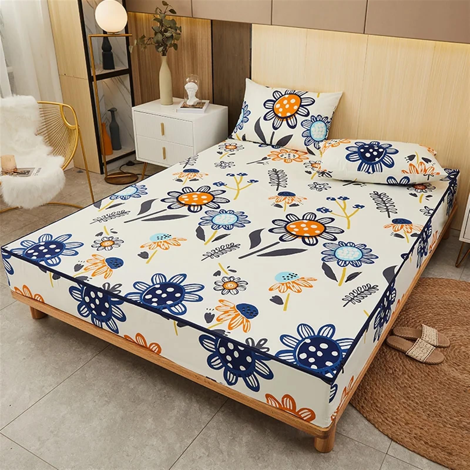 Protector Colchon Impermeable Funda de Cama Impermeable