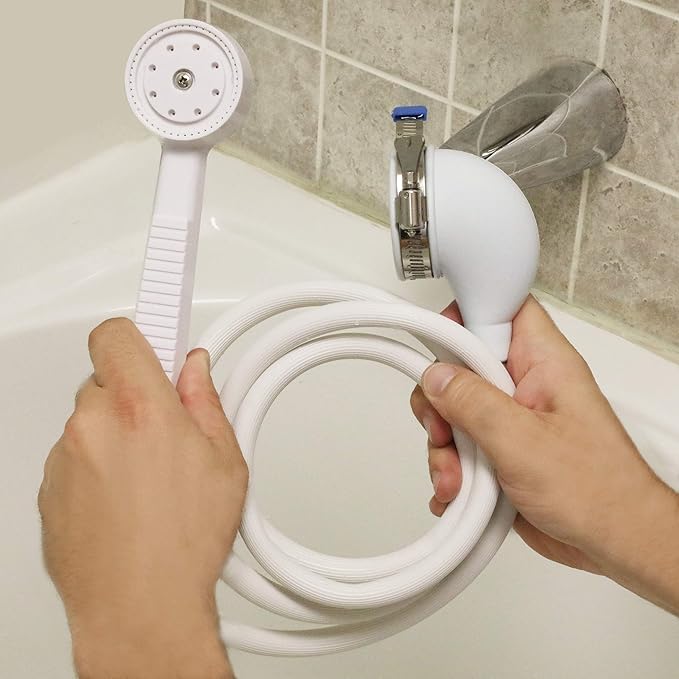 Regadera de Mano Portátil Danco VersaSpray, Blanco miniatura 8