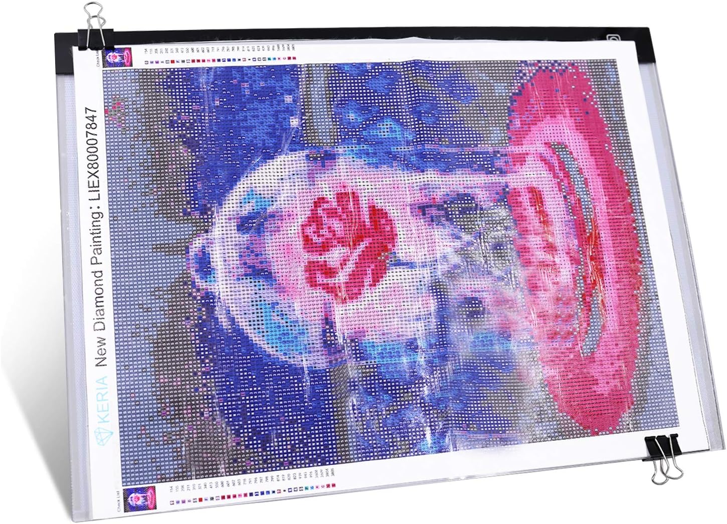 Diamond Painting A3 Dimmable Light Pad with 3 Level Brightness LED Tablet Bright Light Pad Light Box Apply to 5D Diamond Painting Artcraft Copy Quilting Tracing by Number Kit