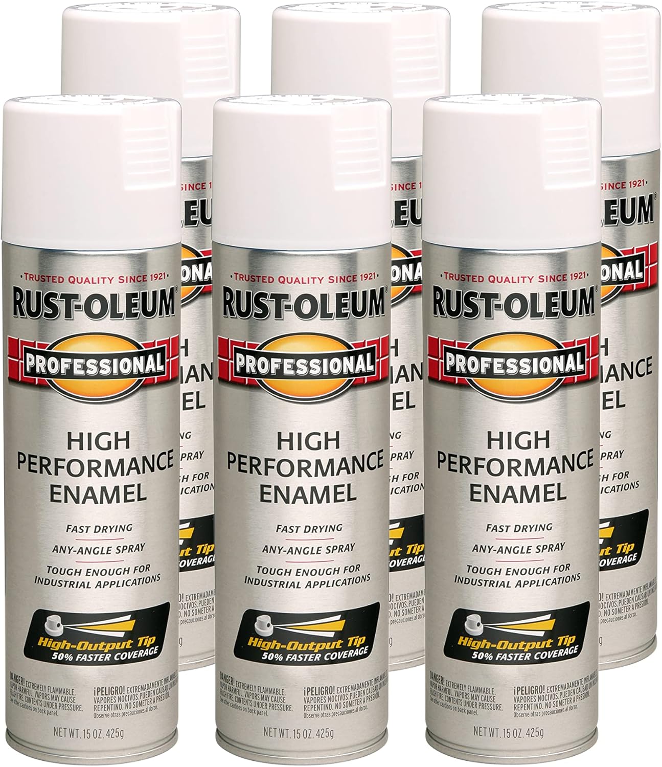 RustOleum 75928386PK Professional High Performance Enamel Spray Paint