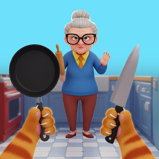 Freche Katze: Oma Hausflucht & Streichspiel 3D