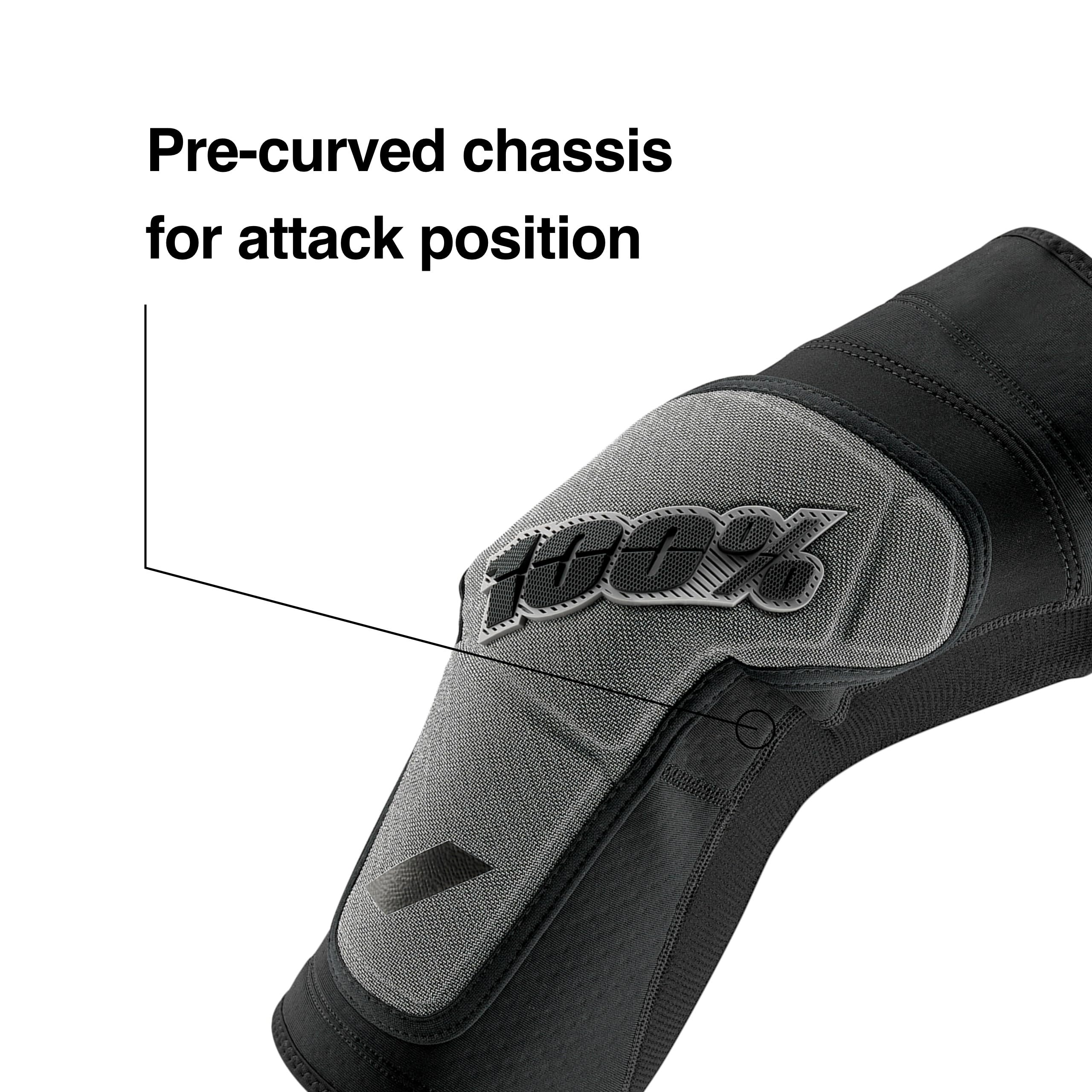 100% Prot.RIDECAMP Ginocchio Black L
