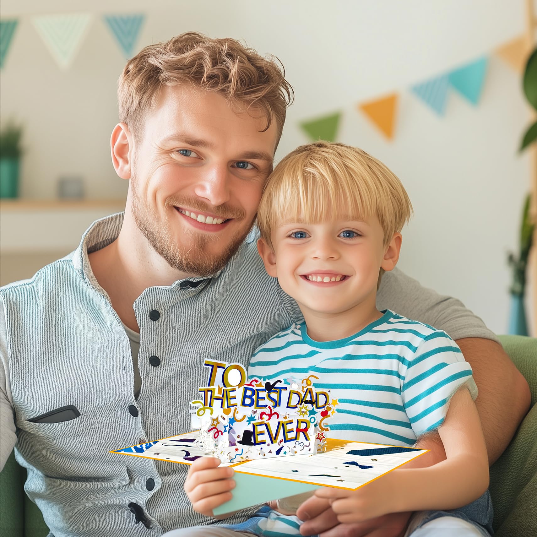 Kesote Carte Fete Des Peres, Cadeau Fête Des Pères, Cadeau Hoe, Carte