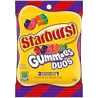Vista 4 de Starburst Duos Gummies - Caramelos con sabor a fruta, bolsa, 5.78 oz/5.8 onzas, (importados de Canadá)