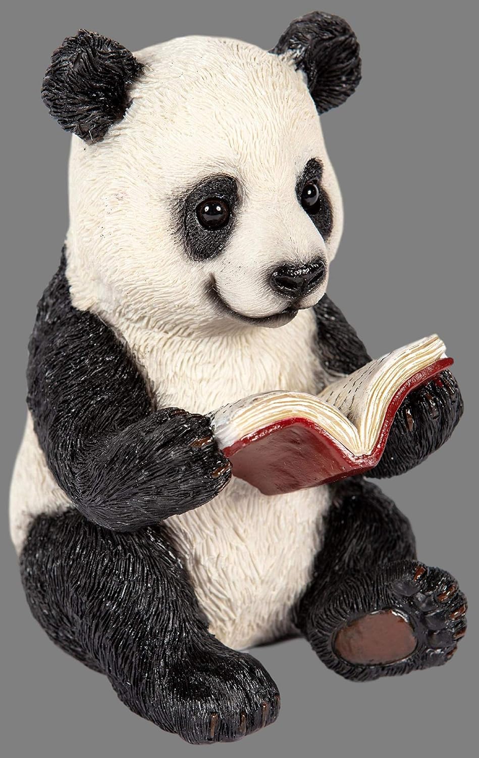 Novelty Garden Ornament Home Decor Resin Reading Panda Statue Figurine Jungle Themed Room Frostproof Weatherproof Patio Lawn - Image 5