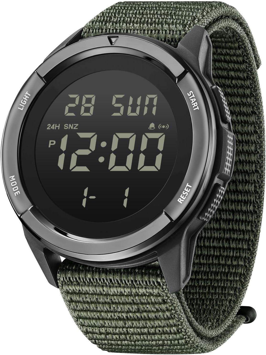 CakCity Digital Watch Military Watches for Men Black