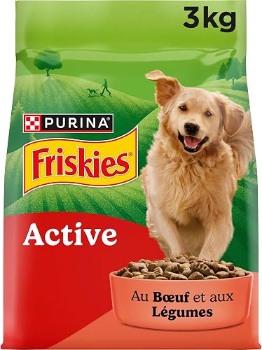 Croquettes pour Chien Adulte au Bœuf FRISKIES Active