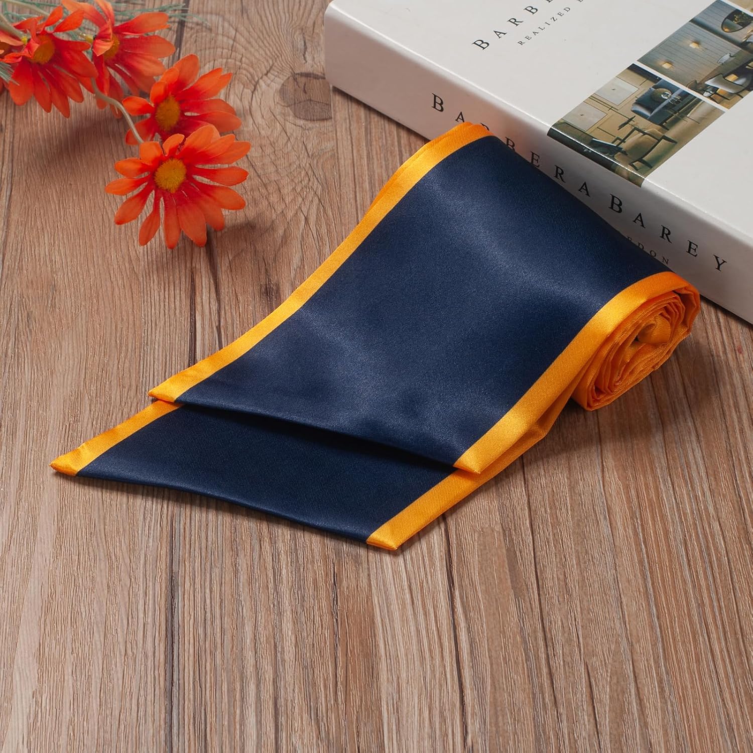 Plain Graduation Stole for Unisex Adult Angled End With Trim Graduation Sash Honor Stoles, 72" Long, 7 Colors
