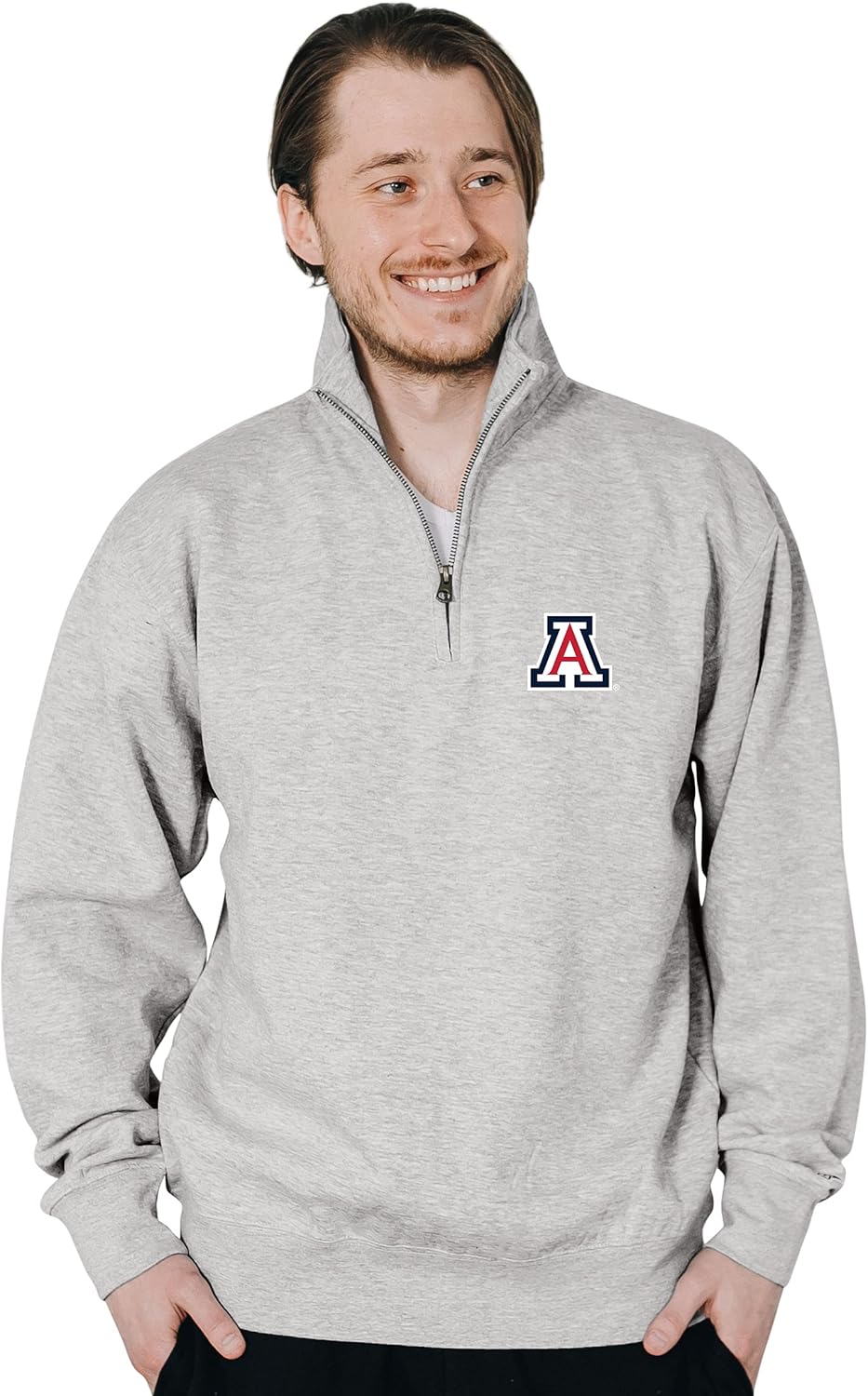 Blue 84 NCAA mens Quarter Zip Sweatshirt Icon