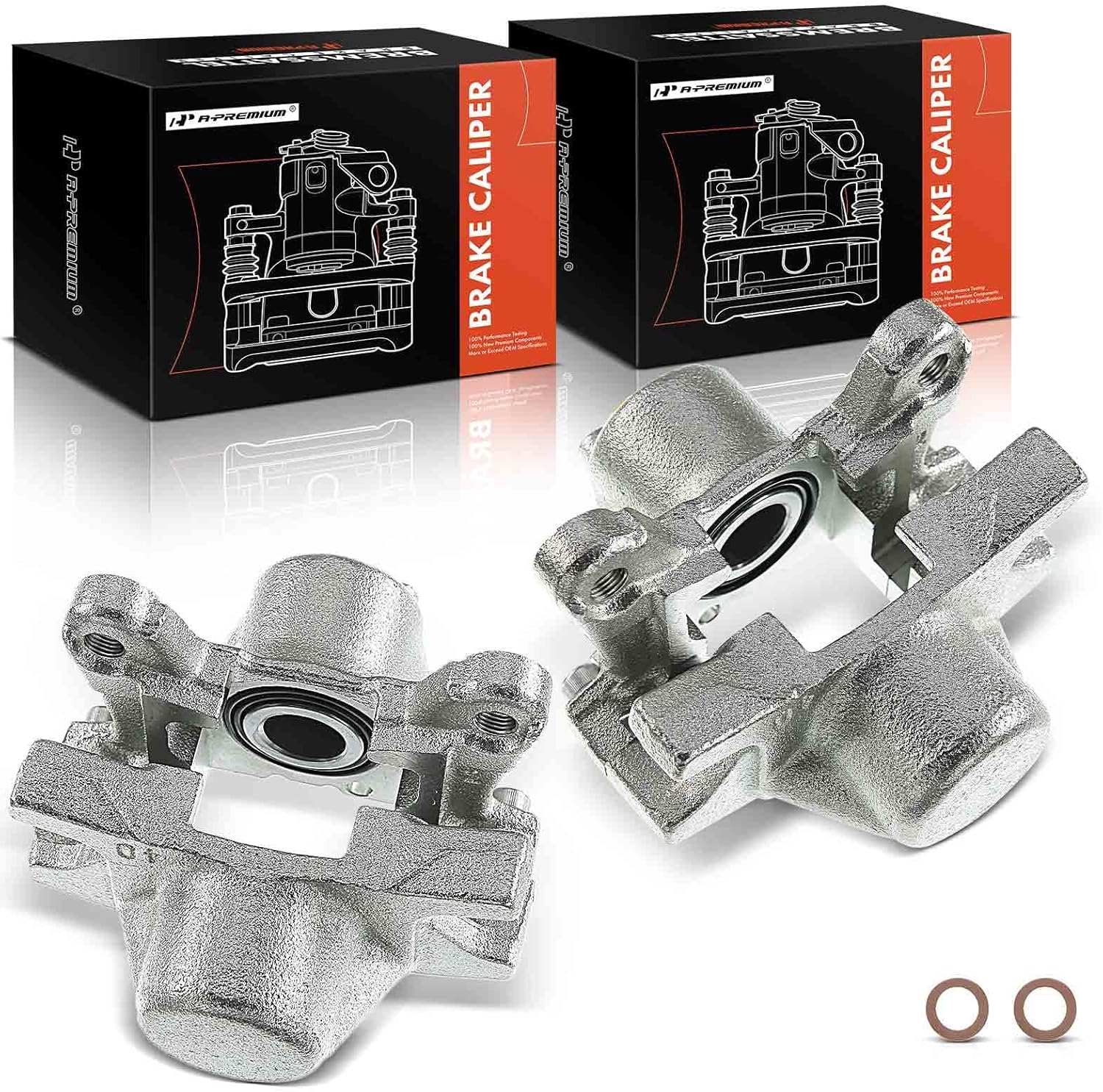 A-Premium Disc Brake Caliper Assembly Compatible with Select Lexus Models - IS300 Base 2001-2005, Sportcross 2002-2005 3.0L - Rear Driver and Passenger Side