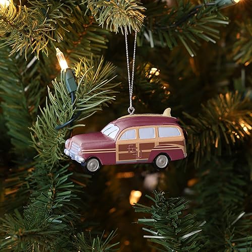 Miniatura 52 de FOCO NCAA Unisex-Adult NCAA College Team Logo Holiday Tree Station Wagon Ornament