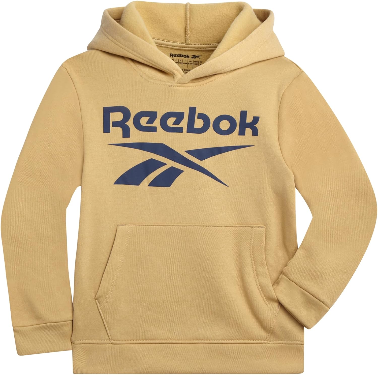 Reebok Boys Sweatshirts - Performance Fleece Pullover Boys Hoodie Cozy Graphic Hoodies for Gym Running and Casual Daily Wear