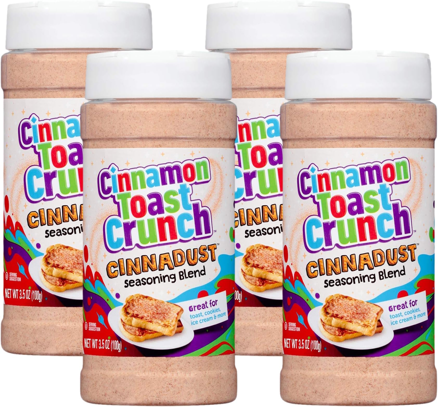 Cinnadust Seasoning, 3.5 Ounce (Pack of 4)