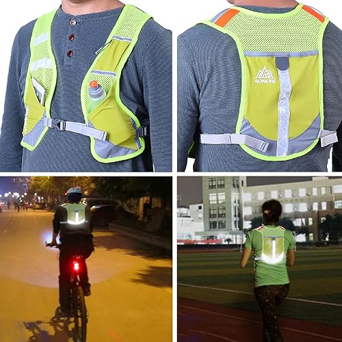 Miniatura 7 de JEELAD Hydration Running Vest Backpack 5L for Men Women Jogging Hiking Marathon Racing Cycling Outdoor