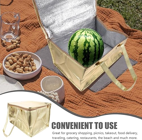 Miniatura 3 de Kichvoe Bolsa aislante para entrega de alimentos, bolsas de pizza caliente, transportador térmico grande para transporte profesional de alimentos,
