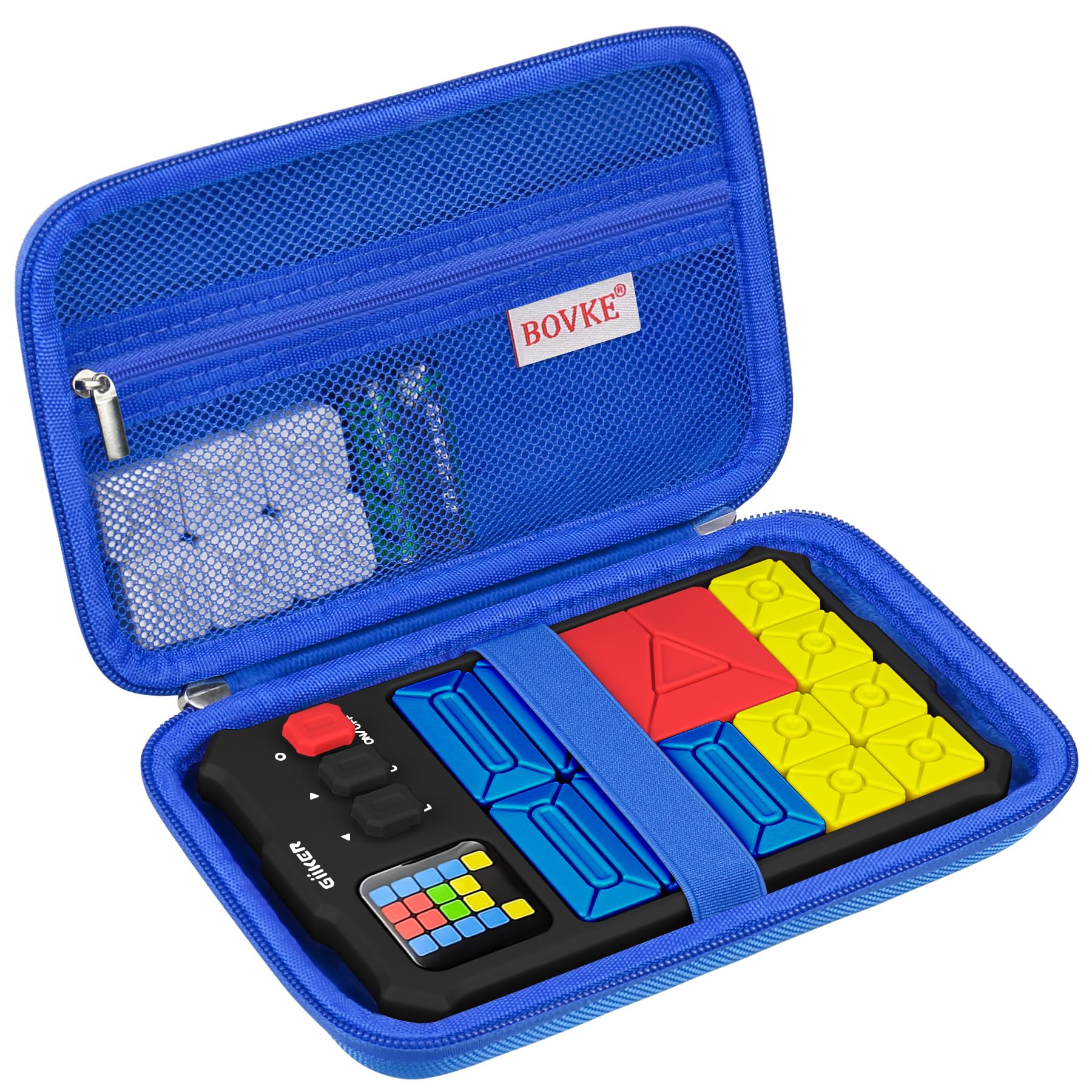 BOVKECarrying Case Compatible with GiiKER Super Slide Puzzle Games, Blue