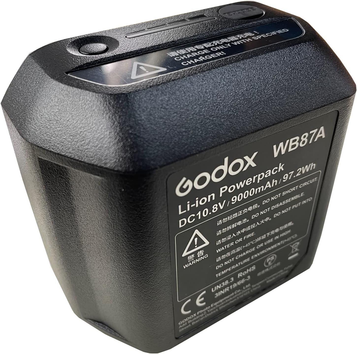 Godox Battery Pack 11.1V 8700mAh for AD600 AD600B AD600BM AD600M Studio