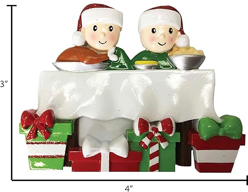 Miniatura 3 de Adornos personalizados para parejas 2024 Primera Navidad en nuestro primer hogar, regalos para parejas, adorno de Navidad para parejas, caja de