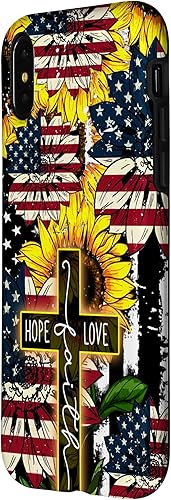 Miniatura 8 de Funda para iPhone 14 Pro Max Sunflowers Faith Hope Love Jesus Cross Christian