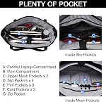 Laptop Bag for Women,ChaseChic Waterproof Classic Teacher's Tote Bag 15.6in Computer Work Bags for Women with Luggage Strap