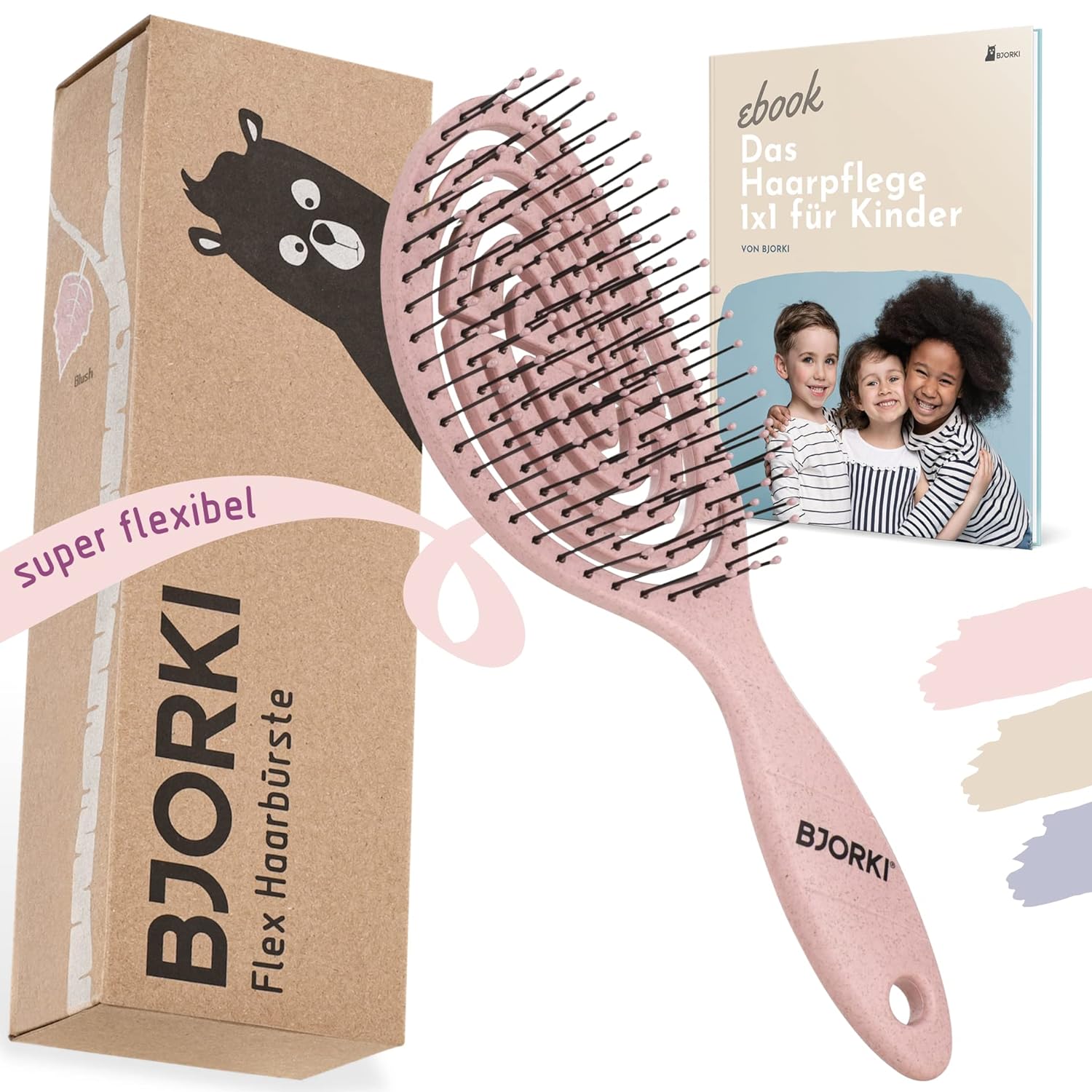 Kinder Haarbürste ohne Ziepen