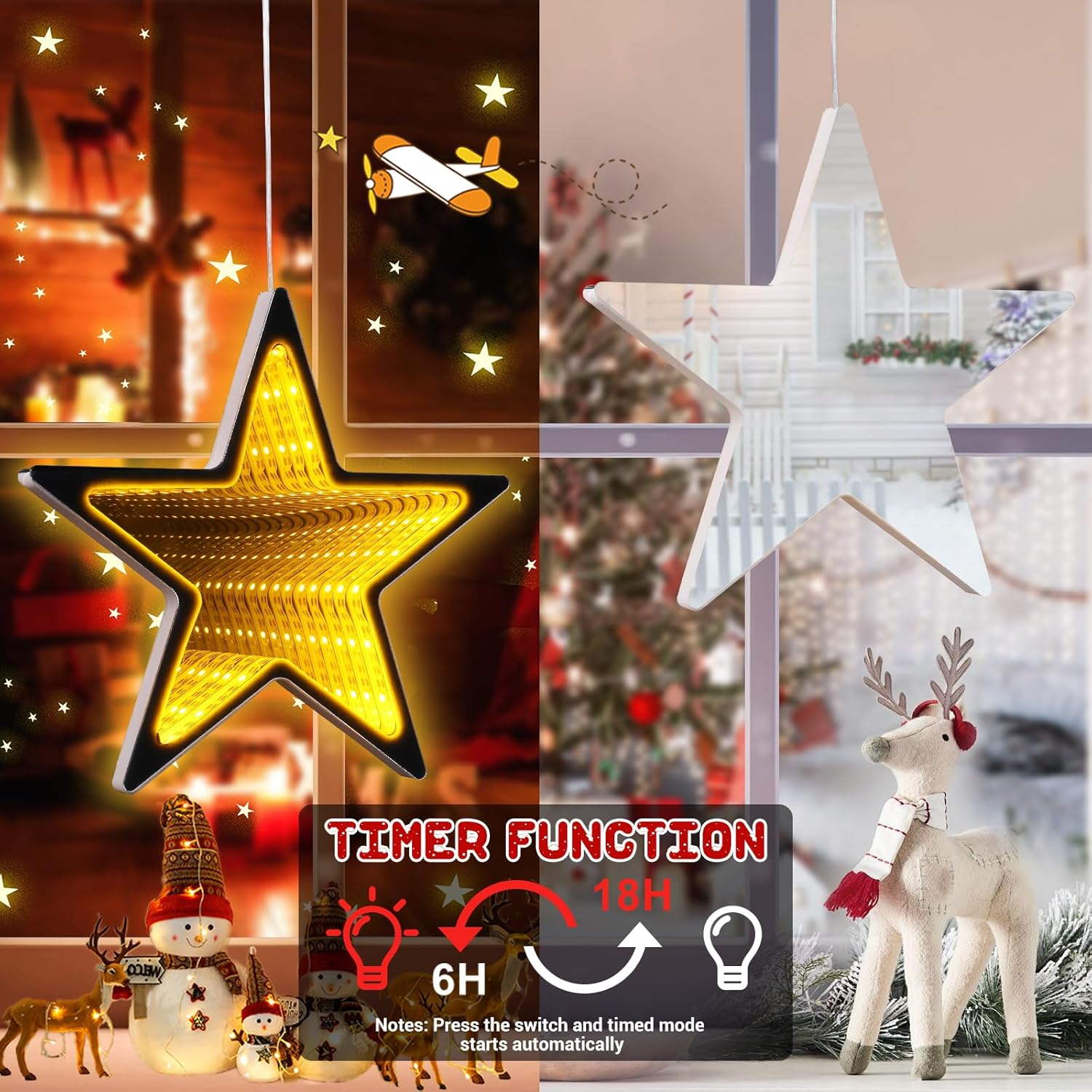 Celkový pohľad na hviezdnu dekoráciu