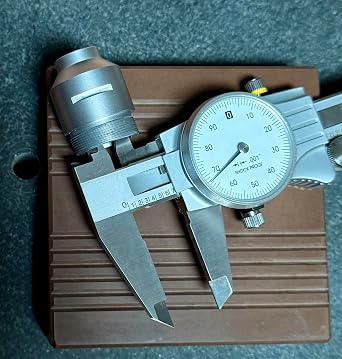iGAGING Premium Movement Dial Caliper 0-6/0.001 Supreme Precision Maximum Shock Proof Solid Hardened Stainless Steel w/Titanium Casing, #100-120-06