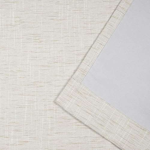 Miniatura 4 de Exclusive Home Curtains EH8460-01-2-84G Burke - Par de paneles de cortinas opacas con ojales, 52x84 pulgadas, color café latte